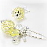 Yellow Blown Glass Hollow E..